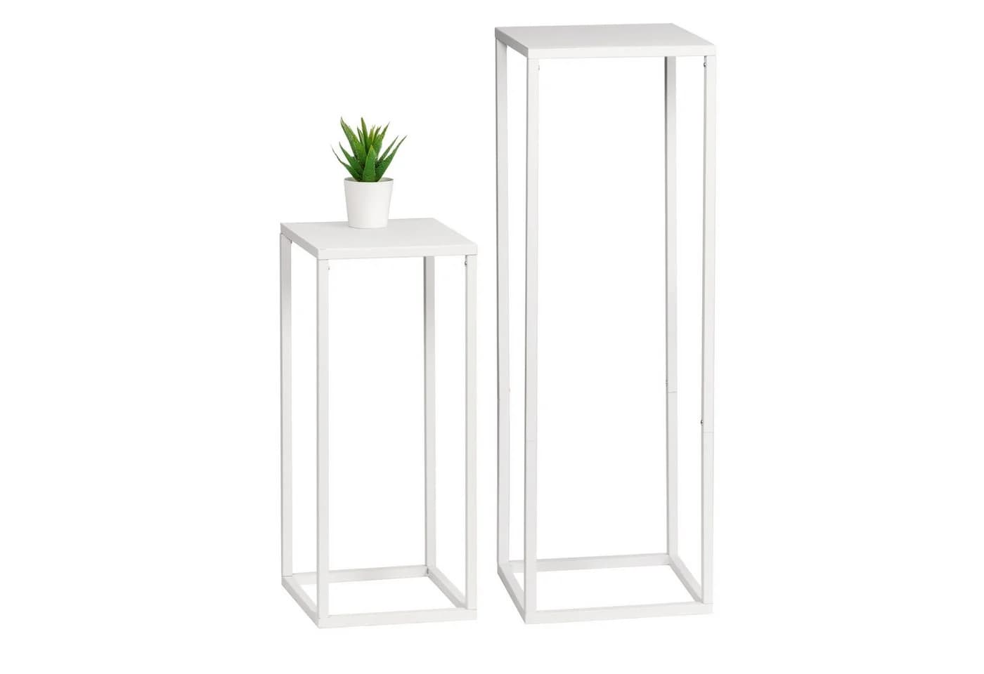 bremermann Blumenhocker 2er-Set Weiß Industriedesign - Bild 2