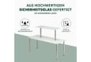 bremermann Küchenregal Glas-Regal mit Glasplatten und Edelstahlfüßen weiß Bild 5