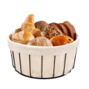 bremermann Brotkorb mit abnehmbarem Bezug schwarz/beige Bild 2