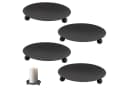 bremermann Kerzenhalter 4er-Set Schwarz Metall Bild 2