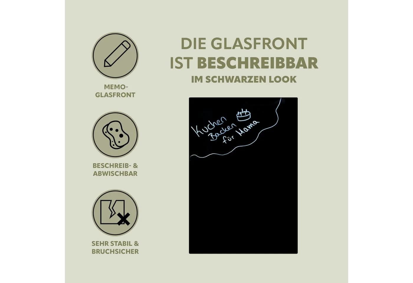 bremermann Schlüsselkasten Schwarz mit beschreibbarer Glasfront - Bild 3