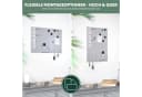bremermann Magnettafel Metall Beschreibbar Hellgrau Bild 4