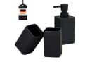 bremermann Badaccessoire-Set SAVONA 3tlg. Schwarz Soft-Touch Bild 2