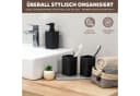 bremermann Badaccessoire-Set SAVONA 3tlg. Schwarz Soft-Touch Bild 3