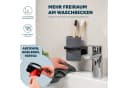 bremermann Zahnputzbecher SAVONA Grau Wandhalterung Soft-Touch Bild 3