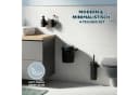 bremermann Badaccessoire-Set SAVONA 4tlg. Schwarz Soft-Touch Bild 1