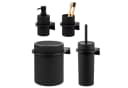 bremermann Badaccessoire-Set SAVONA 4tlg. Schwarz Soft-Touch Bild 2