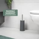 bremermann WC-Reinigungsbürste Standbürste grau inkl. Ersatzkopf Bild 1