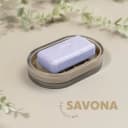 bremermann Seifenschale Bad-Serie SAVONA Transparent/Cappuccino Bild 1