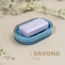 bremermann Seifenschale Bad-Serie SAVONA Transparent/Blau Bild 1