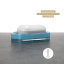 bremermann Seifenschale Bad-Serie SAVONA Transparent/Blau Bild 4