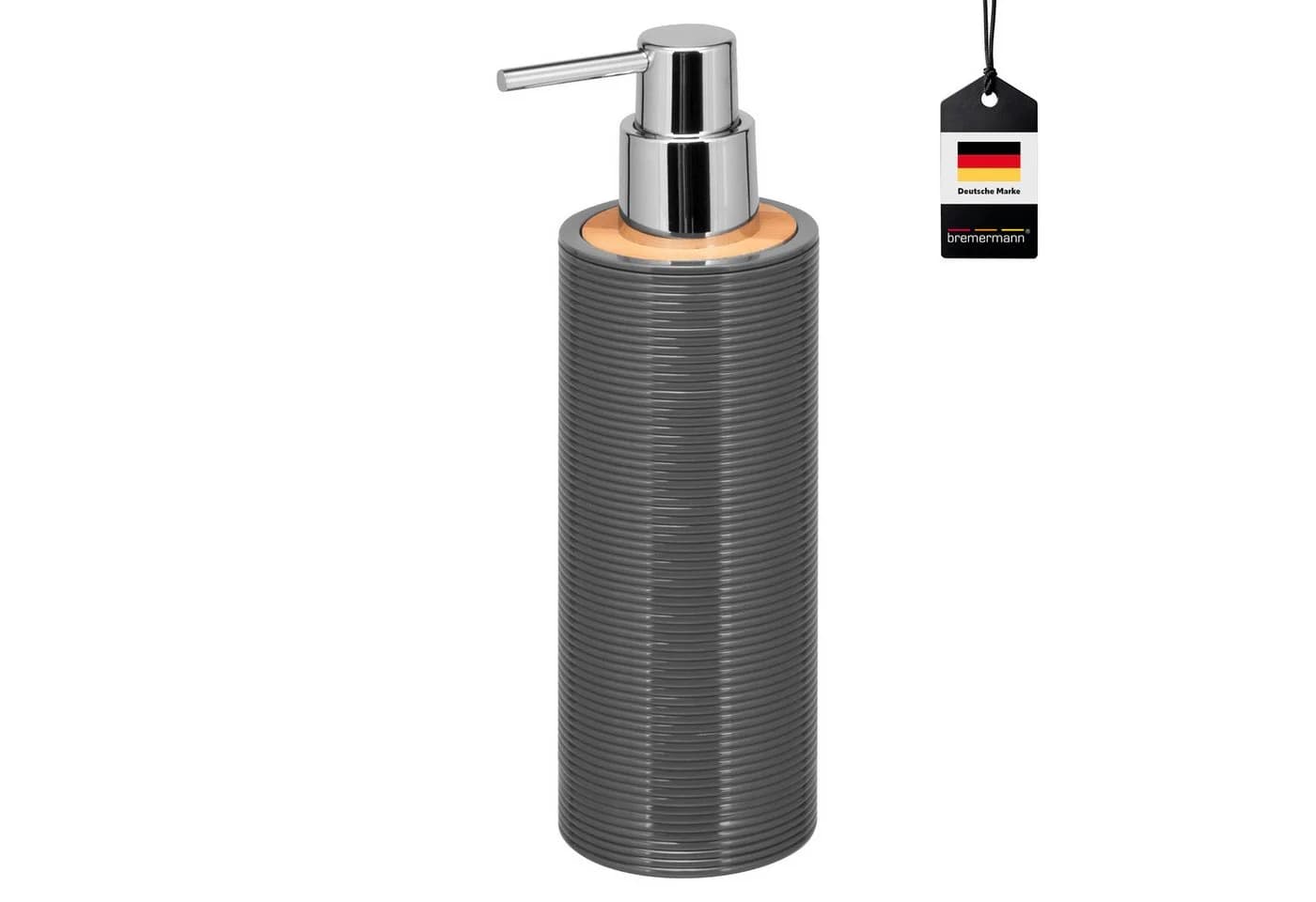 bremermann Seifenspender SEGNO Bambus Kunststoff 340 ml - Bild 2