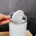 bremermann Kosmetikeimer 2er Set GAVELLO mit Schwingdeckel Weiß Bild 5
