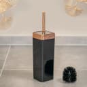 bremermann WC-Garnitur SAVONA Toilettenbürste Rosegold Kunststoff Bild 1