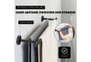 bremermann Doppelhandtuchhalter PIAZZA BLACK Schwarz inkl. Klebeset Bild 3