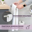 bremermann Teleskop-Handtuchhalter Bad-Serie PIAZZA inkl. Klebeset, ohne Bohren Bild 3