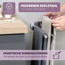 bremermann Teleskop-Handtuchhalter 2-armig PIAZZA Edelstahl Matt Bild 3