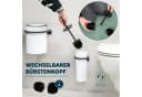 bremermann Badaccessoire-Set 2tlg. SAVONA Schwarz/Weiß Softtouch Bild 4