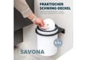 bremermann Badaccessoire-Set 2tlg. SAVONA Schwarz/Weiß Softtouch Bild 5