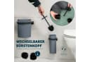 bremermann Badaccessoire-Set 2tlg. SAVONA Grau/Schwarz Softtouch Bild 4