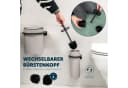 bremermann Badaccessoire-Set 2tlg. SAVONA Schwarz/Taupe Softtouch Bild 4