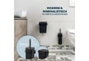 bremermann Badaccessoire-Set SAVONA Softtouch inkl. Wandhalterung, 2-tlg. Schwarz Bild 1