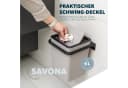 bremermann Badaccessoire-Set 2tlg. SAVONA Schwarz/Taupe mit Wandhalterung Bild 5