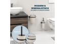 bremermann Badaccessoire-Set 2tlg. SAVONA Beige/Schwarz Softtouch Bild 1