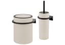 bremermann Badaccessoire-Set 2tlg. SAVONA Beige/Schwarz Softtouch Bild 2