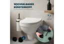 bremermann Badaccessoire-Set 2tlg. SAVONA Beige/Schwarz Softtouch Bild 4