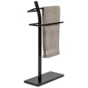 eluno Handtuchständer Stand-Handtuchhalter, Schwarz, Industrial-Style Bild 2