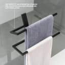 eluno Handtuchständer Stand-Handtuchhalter, Schwarz, Industrial-Style Bild 5