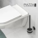 bremermann WC-Reinigungsbürste PIAZZA BLACK Edelstahl & Glas Schwarz Bild 5