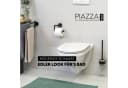 bremermann Toilettenpapierhalter PIAZZA BLACK Edelstahl Matt Schwarz Bild 1