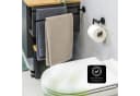 bremermann Toilettenpapierhalter PIAZZA BLACK Edelstahl Matt Schwarz Bild 3