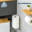 bremermann Toilettenpapierhalter PIAZZA BAMBUS Edelstahl & Bambus Bild 1