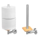 bremermann Toilettenpapierhalter PIAZZA BAMBUS Edelstahl & Bambus Bild 2