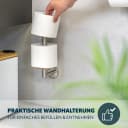 bremermann Toilettenpapierhalter PIAZZA BAMBUS Edelstahl & Bambus Bild 3
