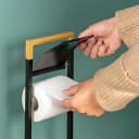 bremermann Stand-WC-Garnitur 2in1 mit Bambus & WC-Bürste Bild 4
