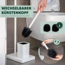 bremermann WC-Garnitur 2in1 Stand-WC-Rollenhalter weiß/Bambus Bild 4
