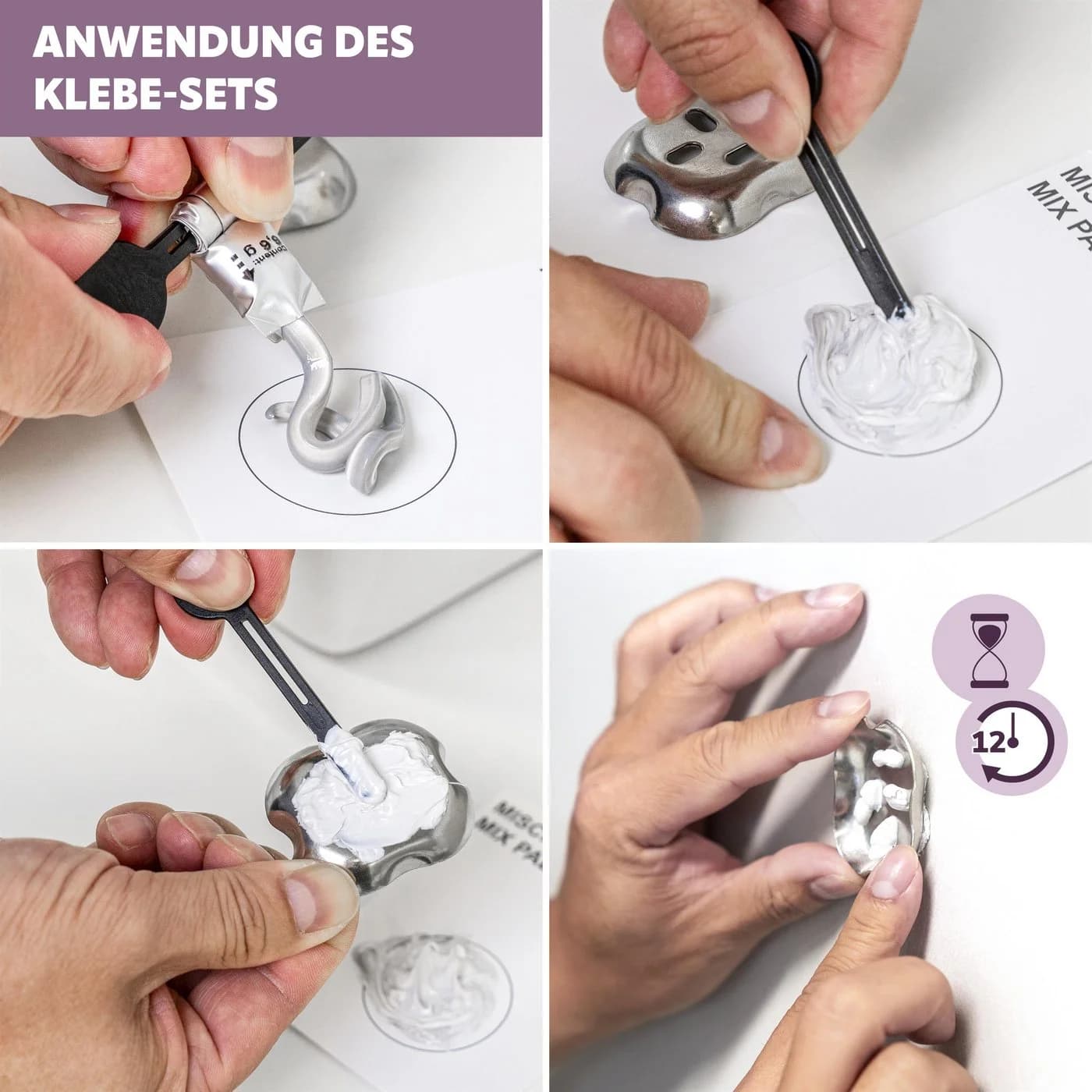 bremermann WC-Reinigungsbürste Bad-Serie PIAZZA Edelstahl Glas silber - Bild 5