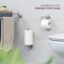 bremermann Toilettenpapierhalter PIAZZA Edelstahl matt inkl. Klebeset Bild 1