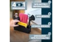 eluno Spülbecken Organizer Schwarz mit Spülmittelspender und Spülbürste Bild 3
