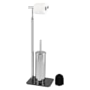 bremermann Stand-WC-Garnitur 2in1 Edelstahl Schwarz Bild 2