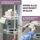 bremermann Teleskop-Eckregal 4 Körbe Weiß Bild 5