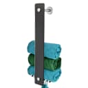 bremermann Handtuchhalter 2in1 PIAZZA Schwarz Glas Edelstahl Matt Bild 2