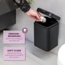 bremermann Wand-Kosmetikeimer Schwarz Softclose 3 Liter Bild 5