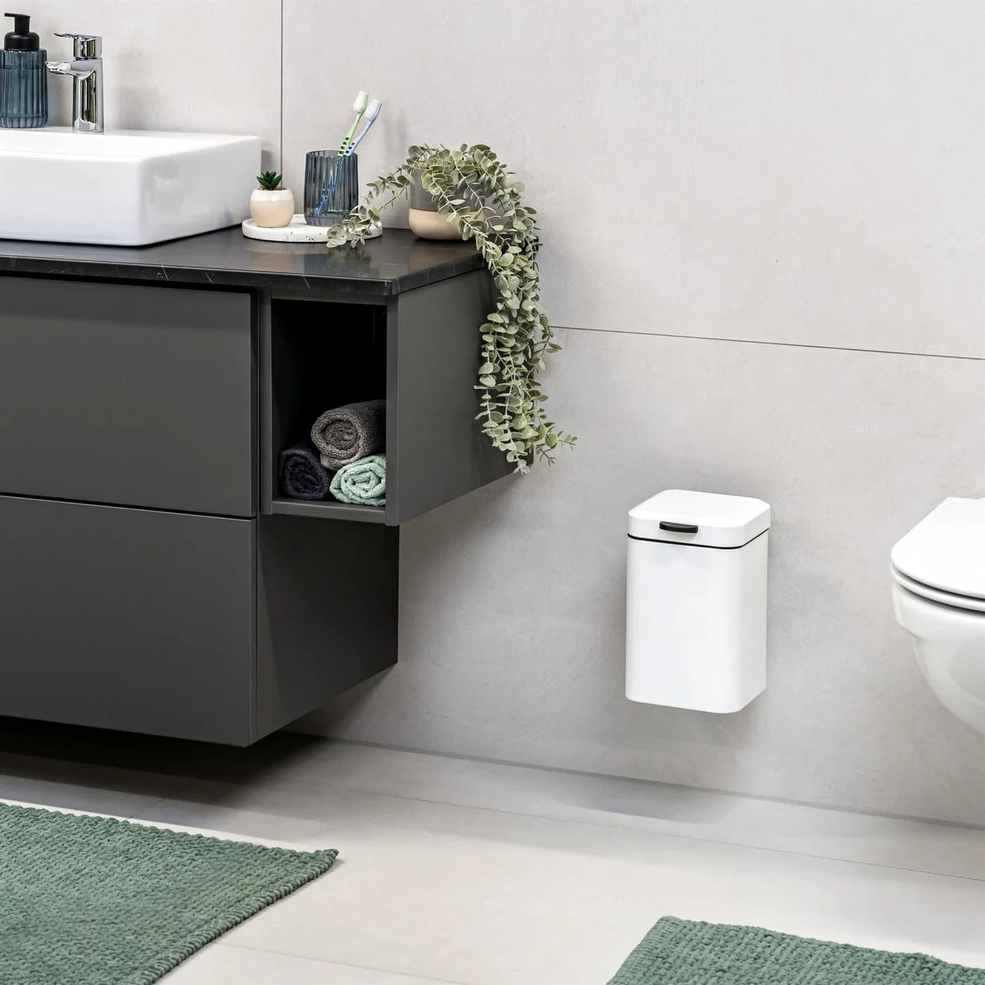 bremermann Wand-Kosmetikeimer 3L Softclose Weiß
