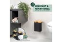 bremermann Wand-Kosmetikeimer 3l Schwarz Matt Softclose Bild 1