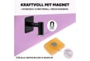 bremermann Seifenhalter mit Magnet Edelstahl Schwarz Bild 3